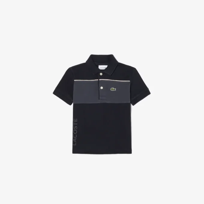 Polo Petit Piqué con bloques de color