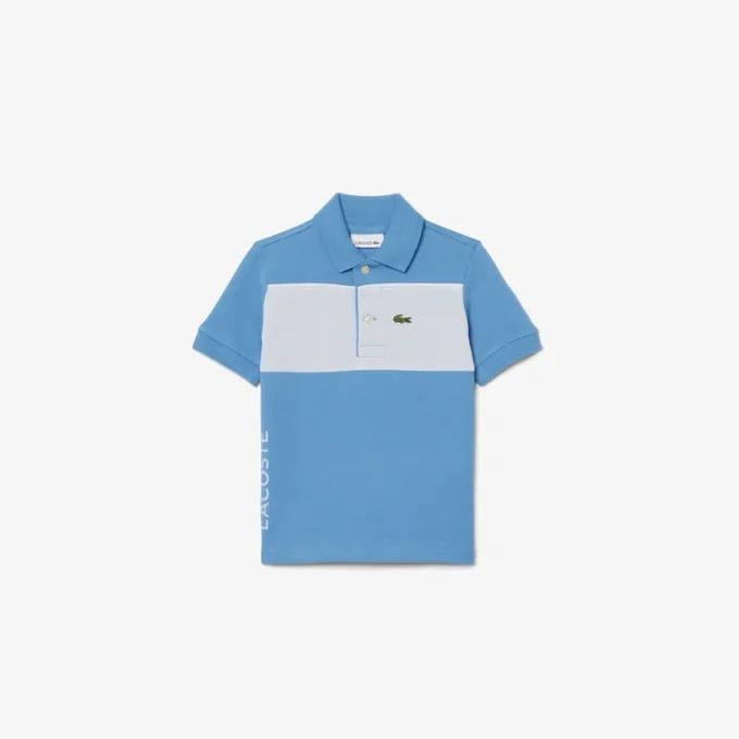 Polo Petit Piqué con bloques de color