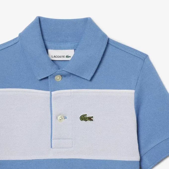 Polo Petit Piqué con bloques de color