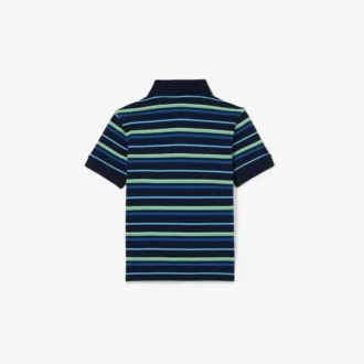 Polo Petit Piqué con rayas en contraste