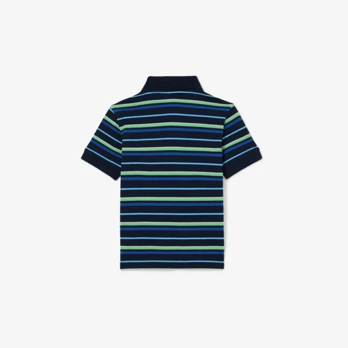 Polo Petit Piqué con rayas en contraste