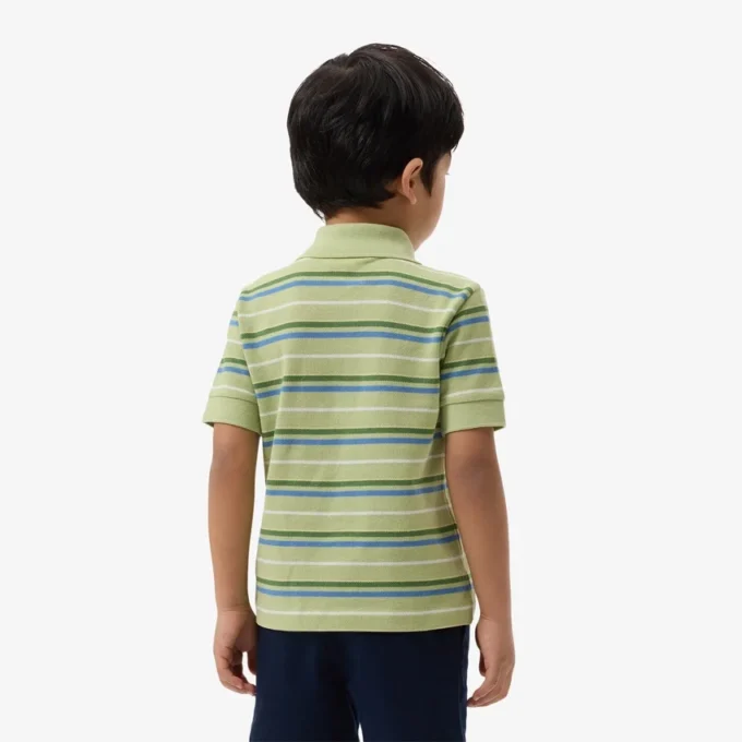 Polo Petit Piqué con rayas en contraste