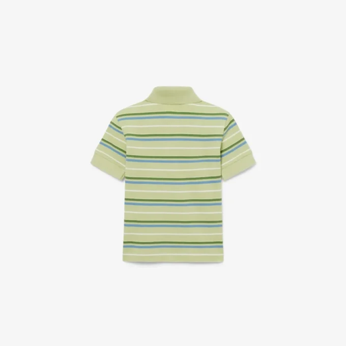 Polo Petit Piqué con rayas en contraste