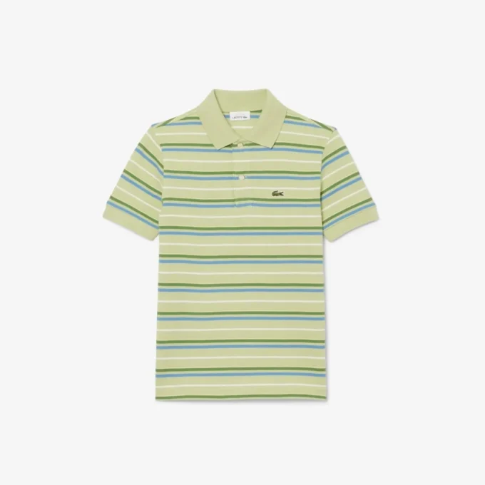 Polo Petit Piqué con rayas en contraste para niño