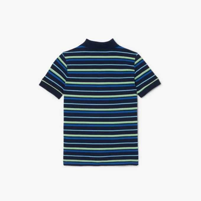 Polo Petit Piqué con rayas en contraste para niño