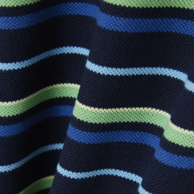 Polo Petit Piqué con rayas en contraste para niño