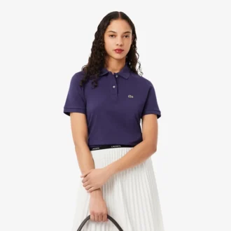 Polo Petit Piqué de corte regular para mujer