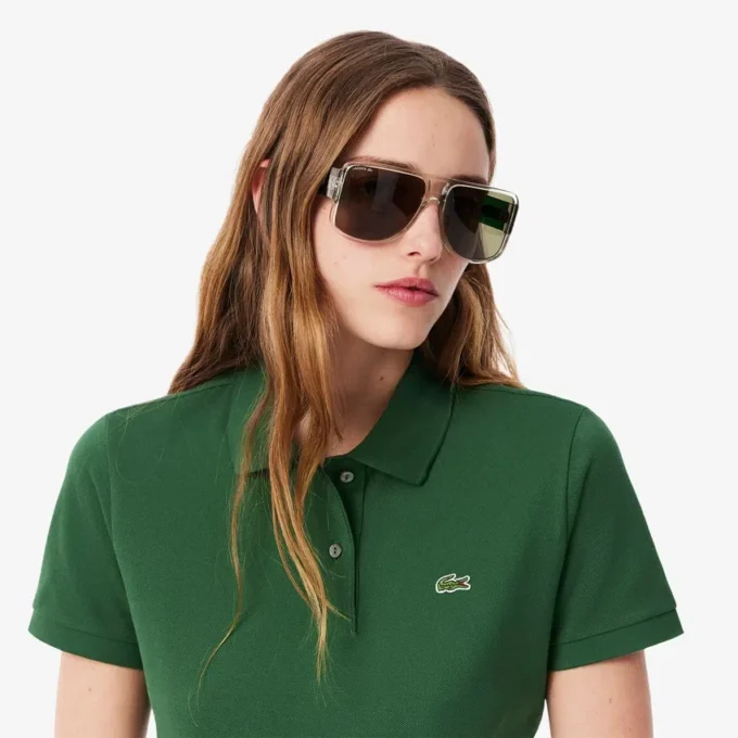 Polo Petit Piqué de corte regular para mujer