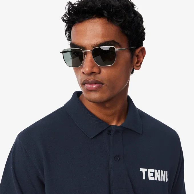 Polo Petit Piqué estampado de corte clásico