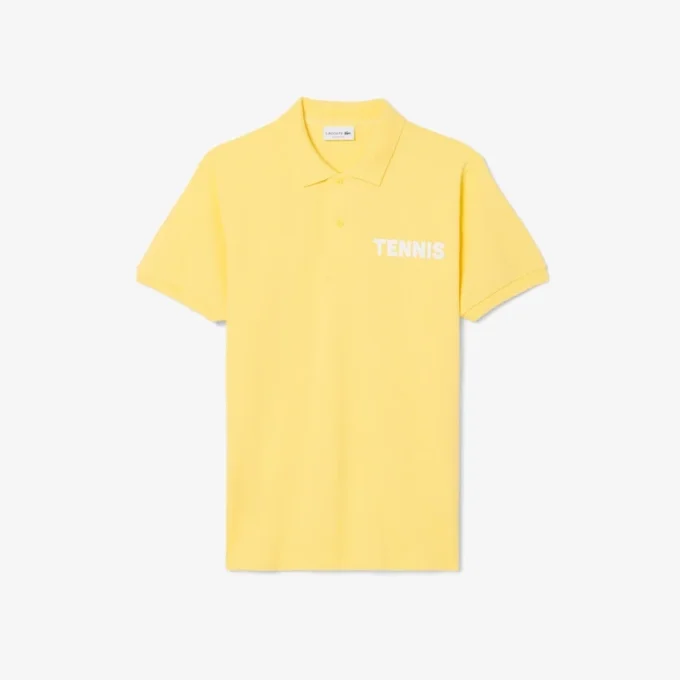 Polo Petit Piqué estampado de corte clásico