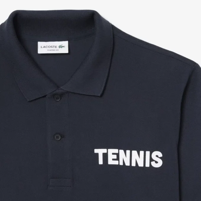 Polo Petit Piqué estampado de corte clásico