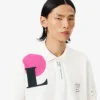 Polo Runway de piqué con estampado gráfico y corte holgado