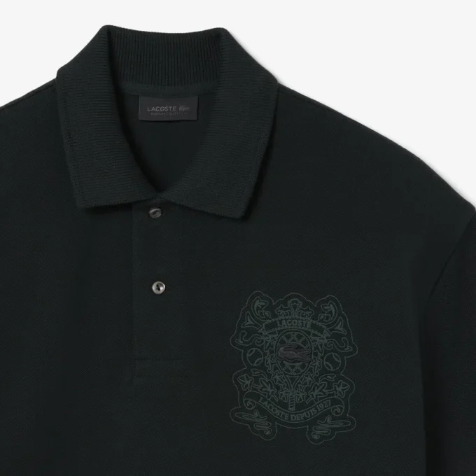Polo Shield Piqua de corte holgado de la pasarela