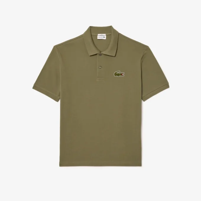 Polo unisex de corte holgado con insignia L.12.12 Piqua