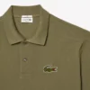 Polo unisex de corte holgado con insignia L.12.12 Piqua