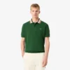Polos de cuello rayado de corte clásico «Made in France» para hombre