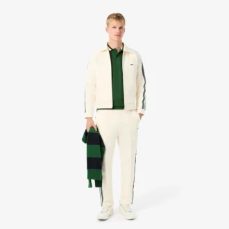 Polos de cuello rayado de corte clásico «Made in France» para hombre