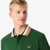 Polos de cuello rayado de corte clásico «Made in France» para hombre