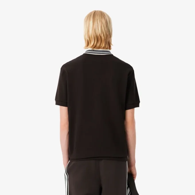 Polos de cuello rayado de corte clásico «Made in France» para hombre