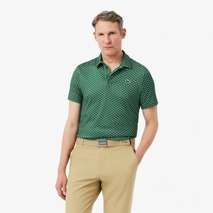Polos de golf estampados de corte regular