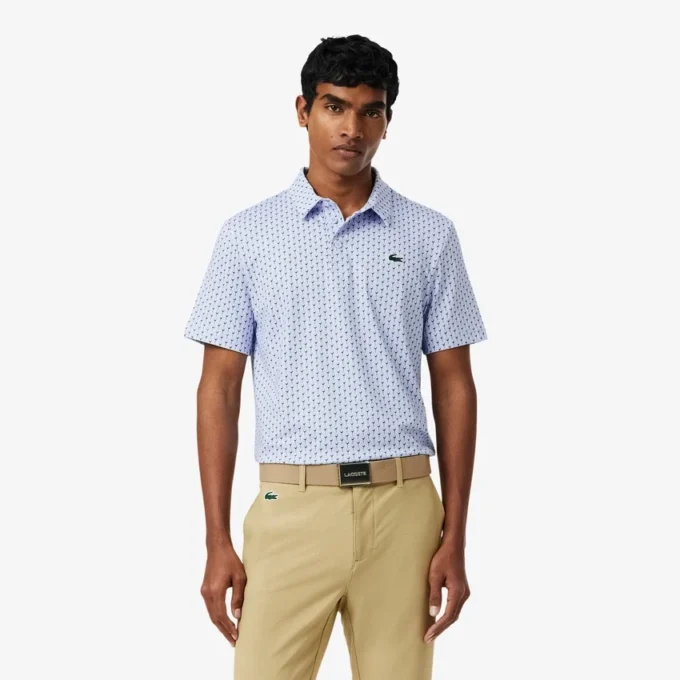 Polos de golf estampados de corte regular
