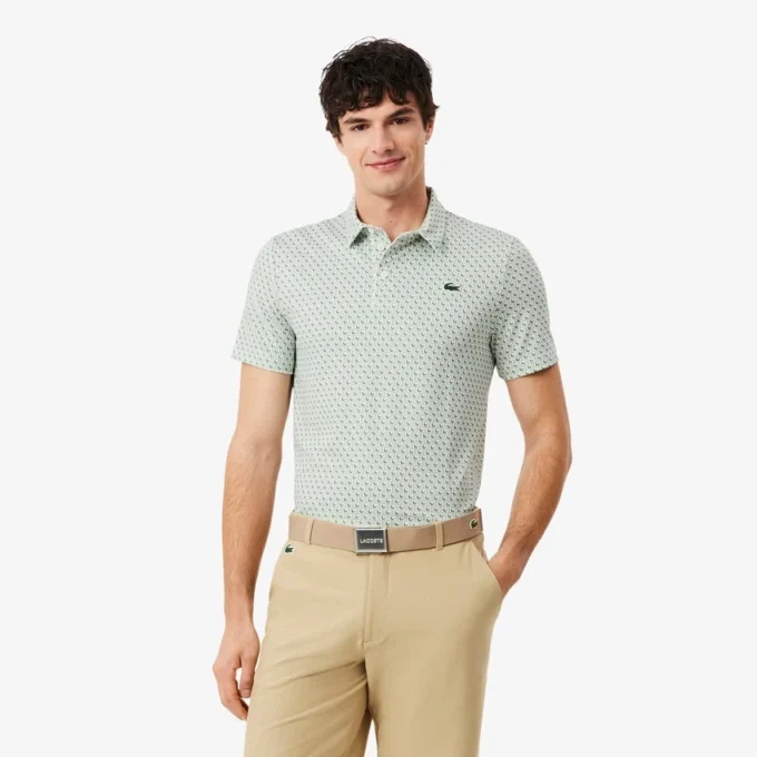 Polos de golf estampados de corte regular