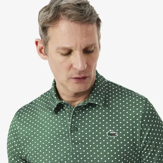 Polos de golf estampados de corte regular