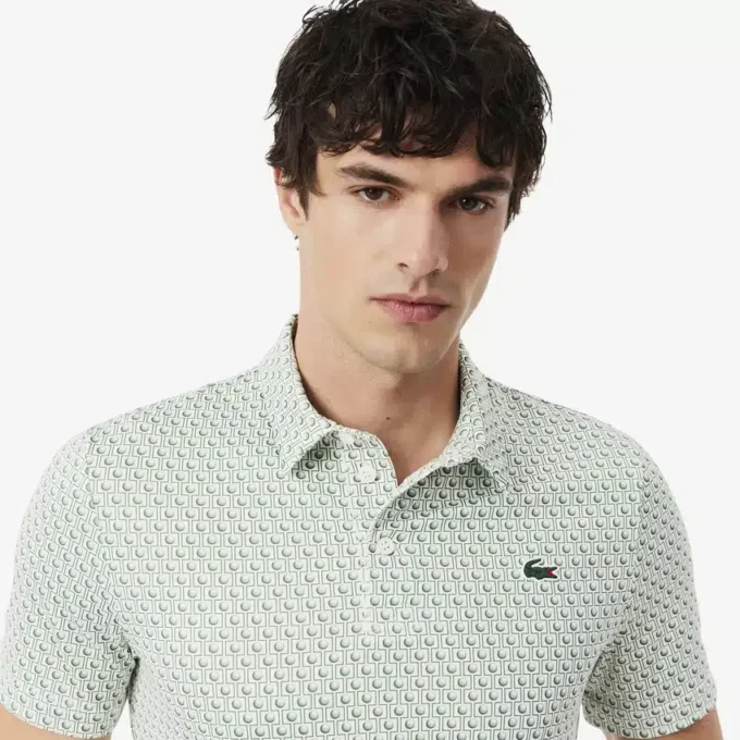 Polos de golf estampados de corte regular