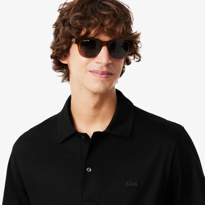 Polos de hombre Paris Classic Fit con cuello abierto y bordado