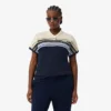 Polos de mujer de corte entallado a rayas, fabricados en Francia