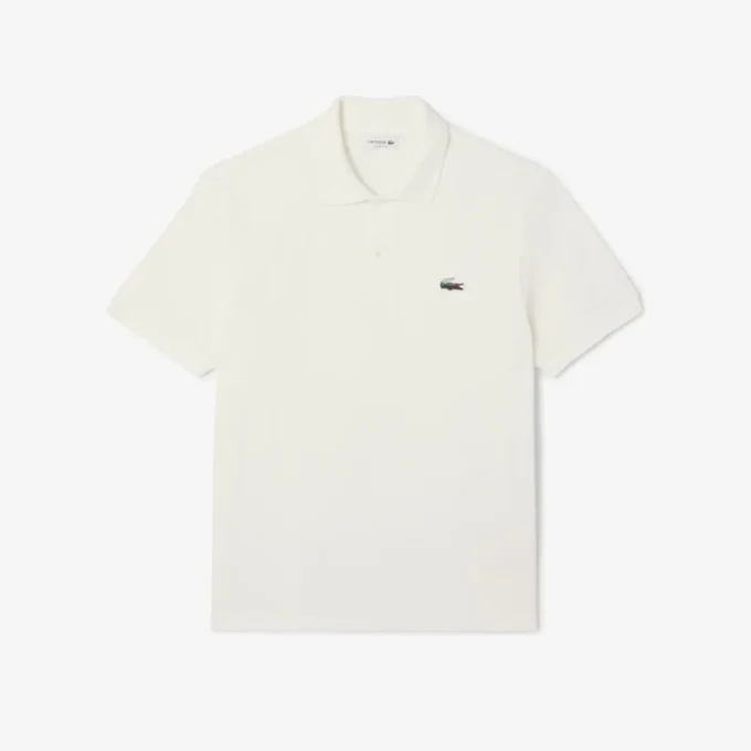 Polos de piqué con cocodrilo Landscape de corte clásico para hombre