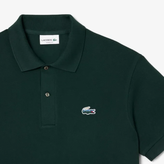 Polos de piqué con cocodrilo Landscape de corte clásico para hombre