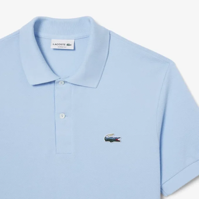 Polos de piqué con cocodrilo Landscape de corte clásico para hombre