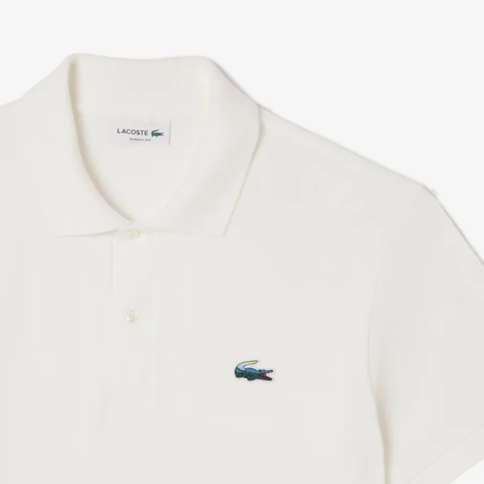 Polos de piqué con cocodrilo Landscape de corte clásico para hombre