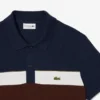 Polos de piqué fino con bloques de color y corte regular para hombre