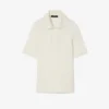 Polos de seda Mini-Piqua de corte ajustado de la pasarela