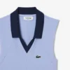 Polos de tenis sin mangas de punto elástico para mujer
