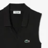 Polos de tenis sin mangas de punto elástico para mujer
