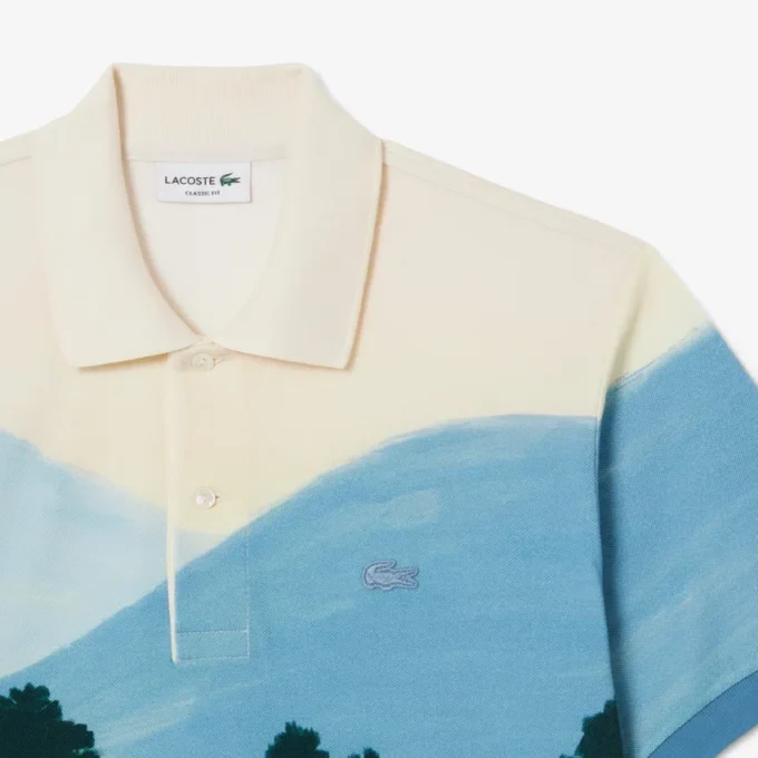 Polos Petit Piqué estampados de corte clásico para hombre