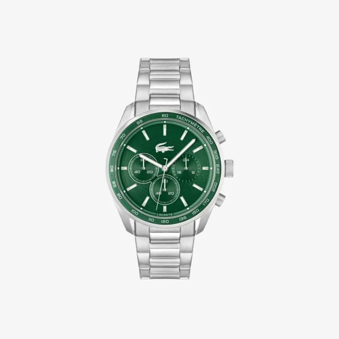 Reloj cronógrafo Boston de acero inoxidable
