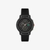 Reloj Lacoste.12.12 Chrono en silicona negra y oro clavel