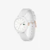Reloj Lacoste.12.12 con correa de silicona blanca
