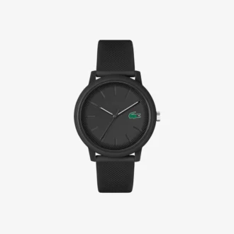 Reloj Lacoste.12.12 con correa de silicona negra