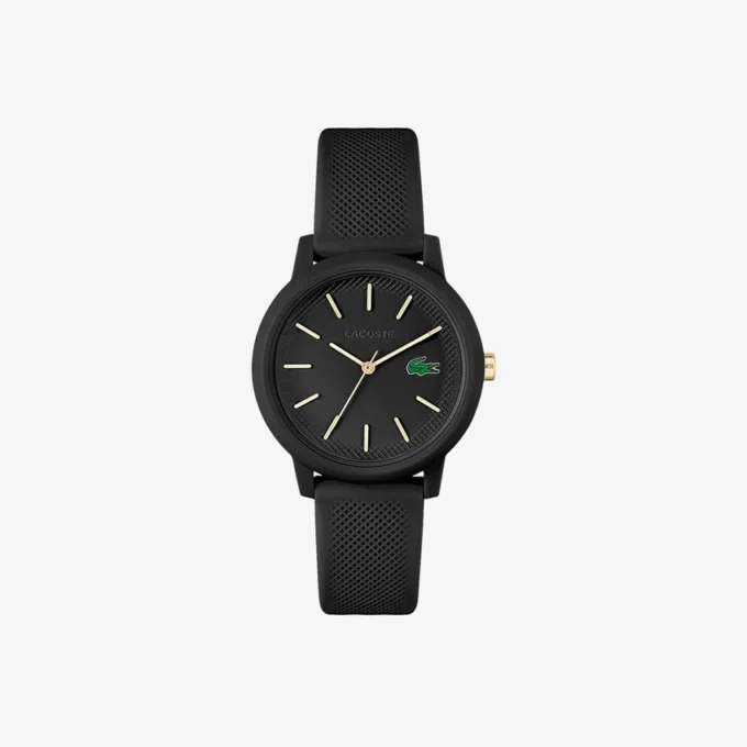 Reloj Lacoste.12.12 con correa de silicona negra