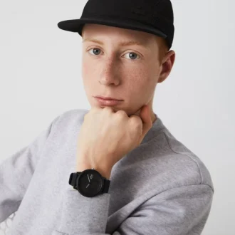 Reloj Lacoste.12.12 con correa de silicona negra