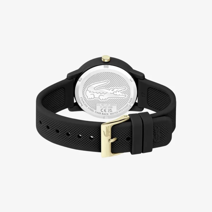 Reloj Lacoste.12.12 con correa de silicona negra