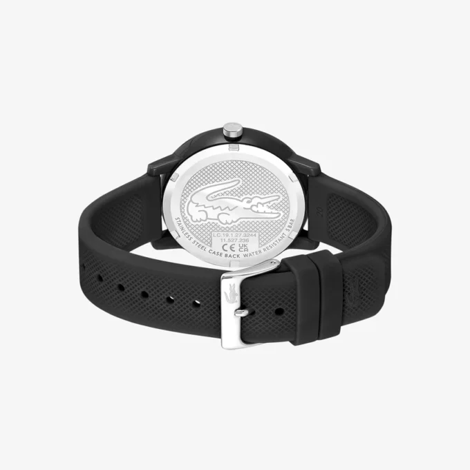 Reloj Lacoste.12.12 con correa de silicona negra