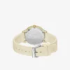 Reloj Lacoste.12.12 Go de 3 agujas con correa de silicona color champán