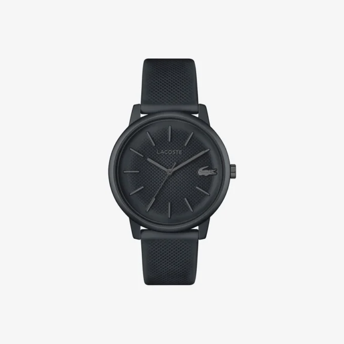 Reloj Lacoste.12.12 Move de 3 agujas con correa de silicona negra