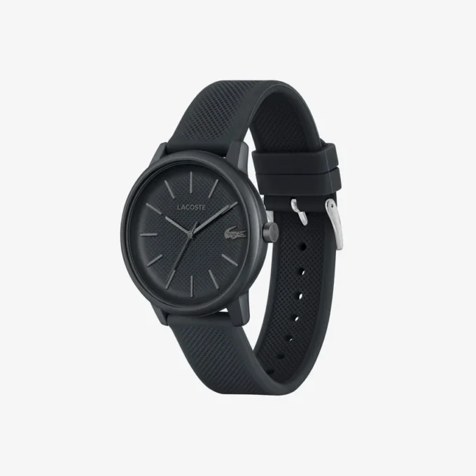Reloj Lacoste.12.12 Move de 3 agujas con correa de silicona negra